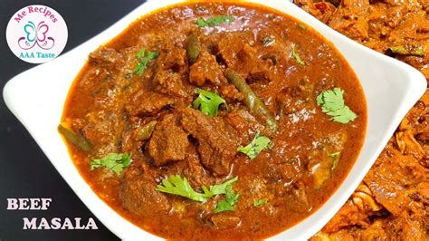 Beef Masala Beef Masala Curry Beef Recipes Youtube