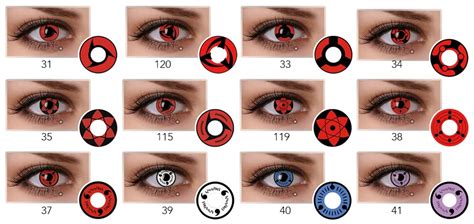 Itachi Sharingan Eye Contacts