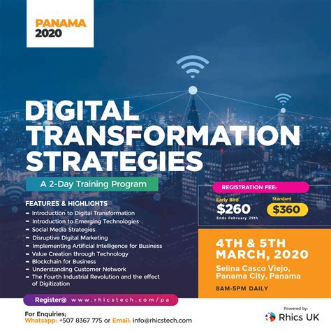 Digital Transformation Strategies Training Panama Rhics Technology