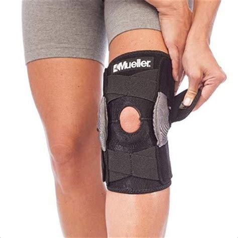 Mueller Sports Medicine Adustable Hinged Knee Brace Blackgray One