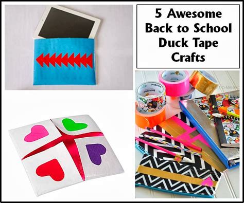 Five Awesome Back To School Duck Tape Crafts My Suburban Kitchen