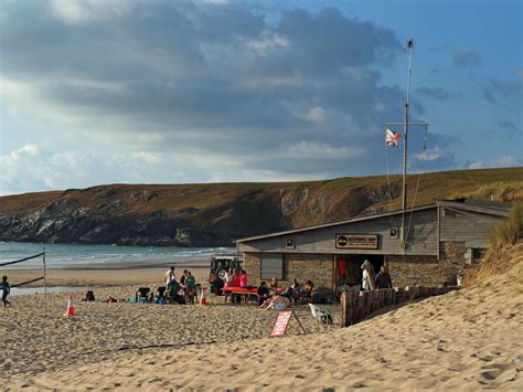 Cornish Beaches Holywell Beach Under A Cornish Sky