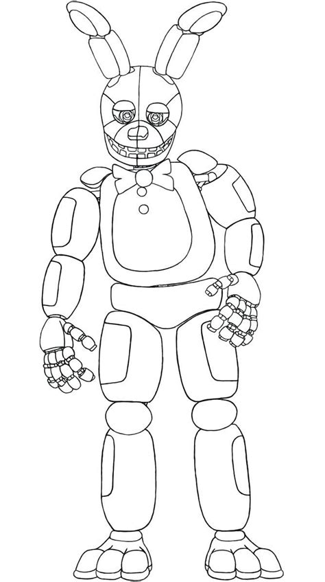Spring Trap Coloring Page Fnaf Coloring Pages Minion Coloring Pages