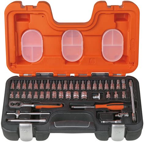 BAHCO 1 4 Square Drive Socket Set With Metric Hex Profile And Socket