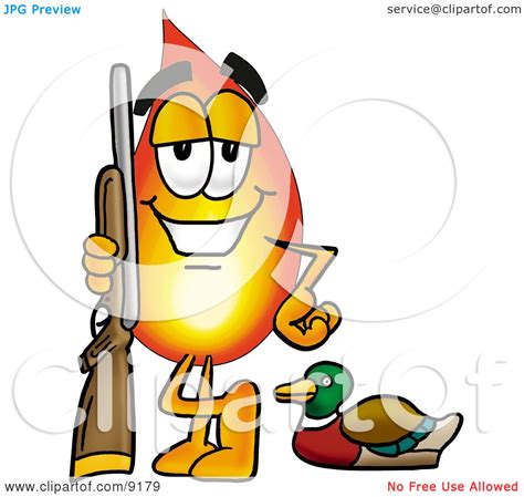 Grabing a torch animated drawing. Clipart Picture of a Flame Mascot Cartoon Character Duck ...