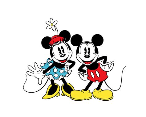 Mickey And Minnie Mouse 1920 Clip Art Library