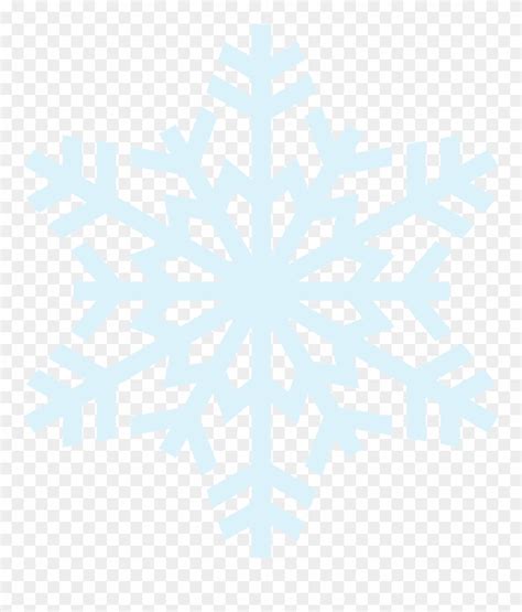 Simple Snowflake Clipart No Background