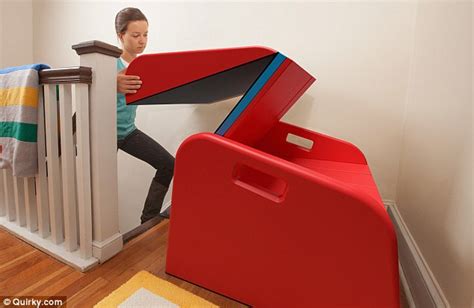 Sliderider Fold Up Mat Turns Stairs Into A Slide Daily