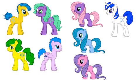 Mlp Fim G1 Year 2 Ponies By Kaoshoneybun On Deviantart