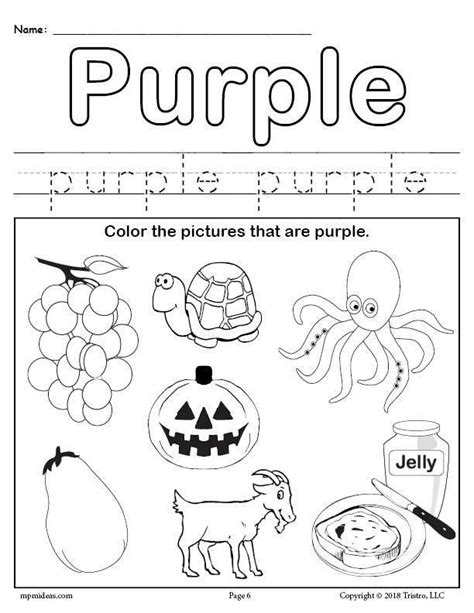 Pin By Kaila Ervin On Colors Coloring Worksheets For Kindergarten