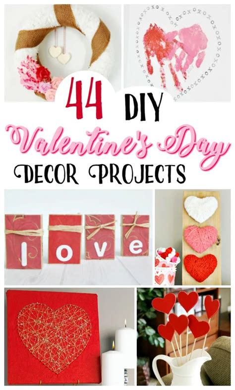 44 Diy Valentines Day Decor Projects Cutefetti