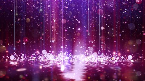 Magenta Glitter Particles Dropping Down Stock Motion Graphics
