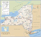 Reference Maps of the State of New York, USA - Nations Online Project
