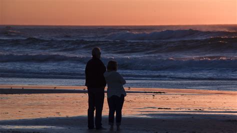 Sunset Beach Lovers Free Stock Photo Public Domain Pictures
