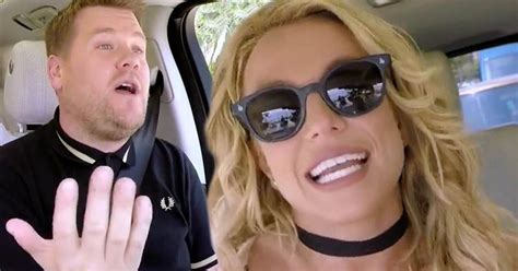 Britney Spears Talks Bondage And Giving Up Men On Carpool Karaoke As James Corden Dresses As A