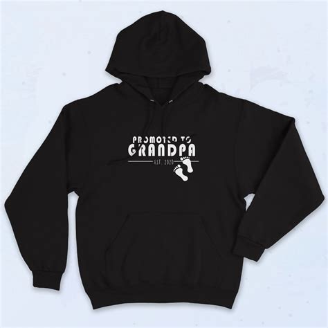 Promoted To Grandpa Est 2020 Hoodie