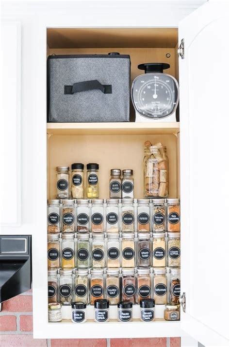 The Best Diy Hack For Organizing Spices In A Cabinet Build A Diy