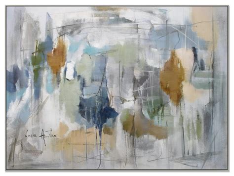Soft Tones Abstract Painting Soft Colors Modern Art 36x4890x120cm