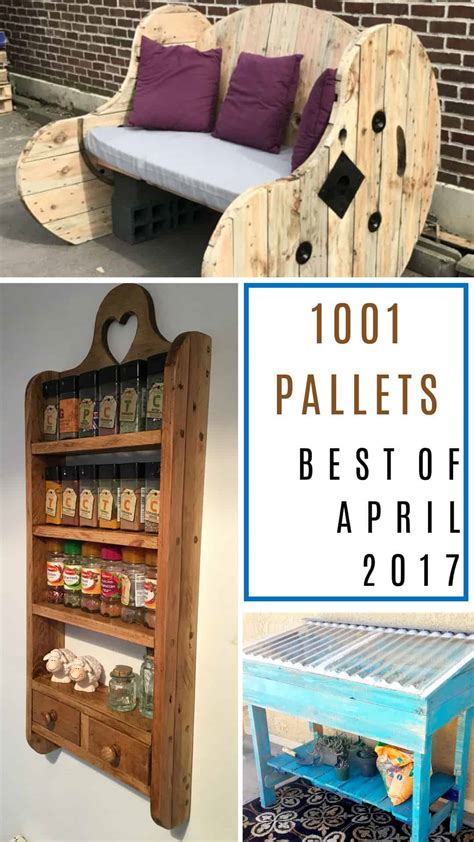 Awesome April DIY Pallet Projects 2017 - You Picked Them! • 1001 Pallets