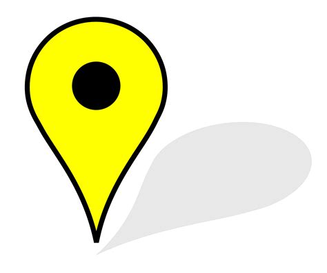Google Maps Pin Yellow Clip Art At Clker Com Vector Clip Art Online Royalty Free Public Domain