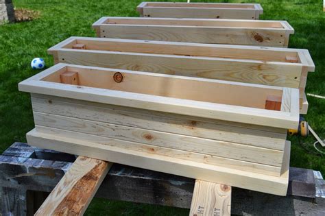 How To Build Wooden Planter Boxes Wooden Home