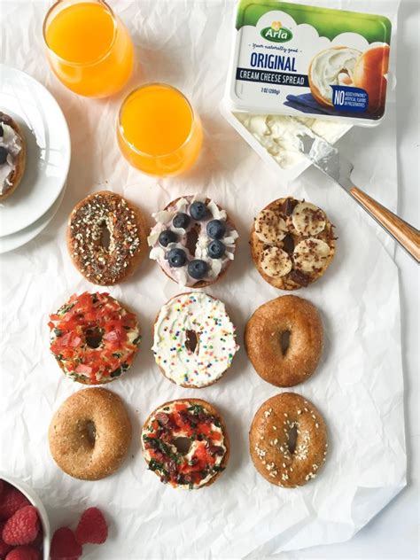 5 Delicious And Light Bagel Toppings With Cream Cheese