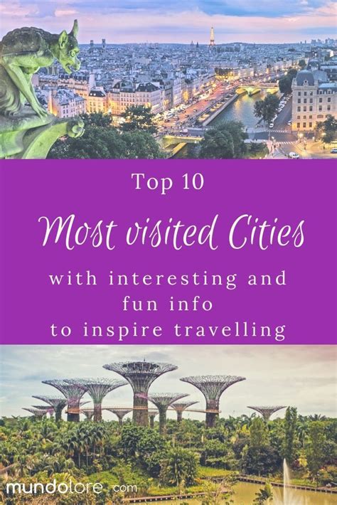 The Top 10 Most Visited Cities With Interesting And Fun Infos To