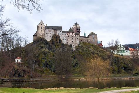 Loket Castle And Fortification Czech Republic Stock Image Image Of