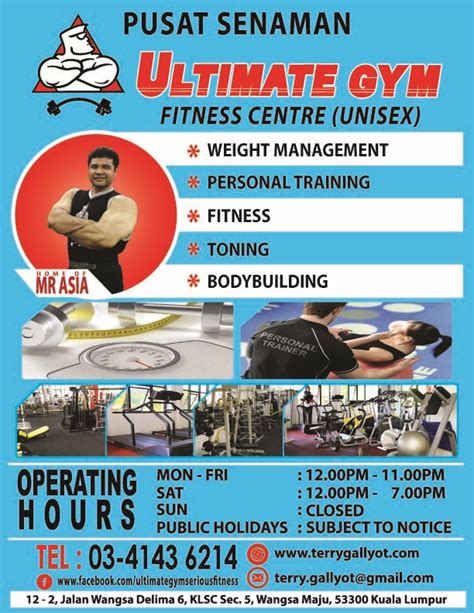 Way Of Life Ultimate Gym Serious Fitness ~ Flyers