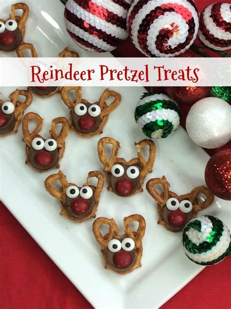 Reindeer Pretzel Treats Recipe Pretzel Treats Fun Treats Treat Recipe