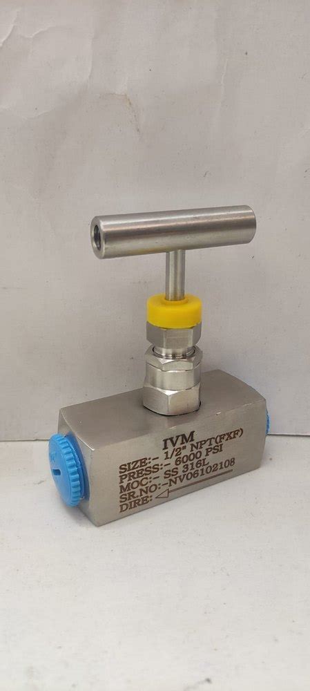 3000 Psi To 6000 Psi Screw End High Pressure Neddle Valve Needle At Rs