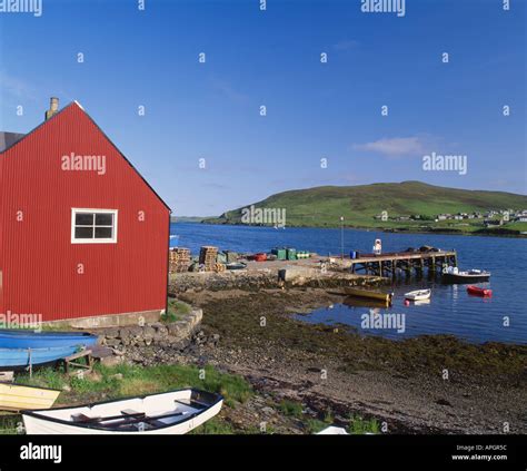 Voe Mainland Shetland Scotland Uk Stock Photo Alamy
