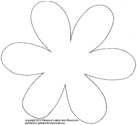 Maybe you're a homeschool parent or you're just looking for a way to supple. 5 petal flower pattern template - Clipground
