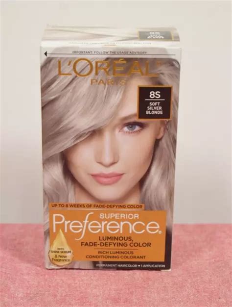 L Oreal Paris Superior Preference Permanent Hair Color Soft Silver