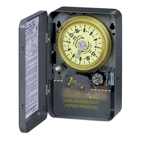 Intermatic T1970 Series 20 Amp 24 Hour Mechanical Time Switch With