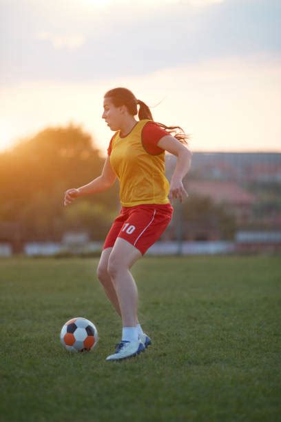 Girl Juggling Soccer Ball Stock Photos Pictures And Royalty Free Images