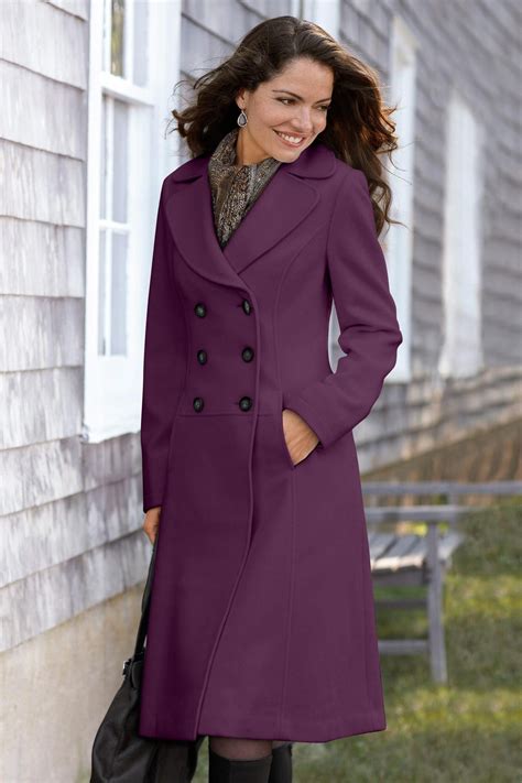 Double Breasted Wool Blend Coat Wool Blend Coat Coat