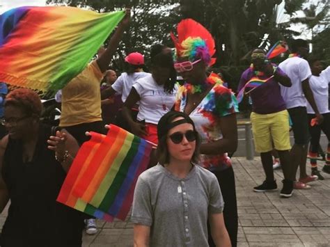 Ellen Page Joined Jamaica Pride Event