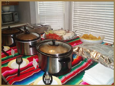 Your meals are important to us. Open Bar at Graduation Party | Taco bar, Graduation party ...