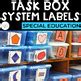 Task Box System Labels Special Education By Simply Special Ed TPT