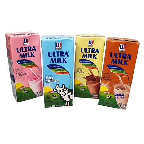Jual Susu Uht Ultra Milk 250 Ml Shopee Indonesia