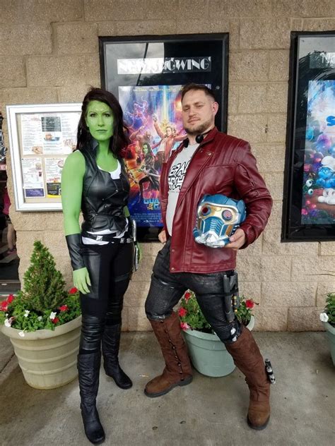 Gamora And Starlord 🌠🌟🚀🌎 Gamora Costume Star Lord Costume Halloween