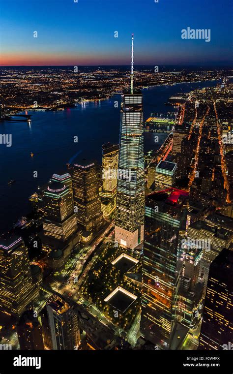 Aerial View To One World Trade Center Wtc Coined The Freedom Tower And