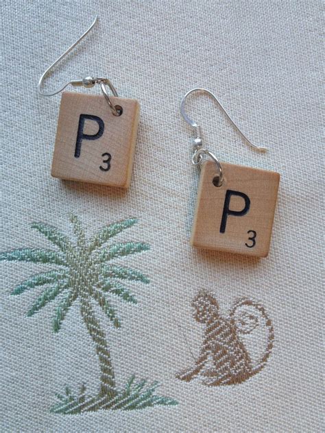 Crafty Thursdays Scrabble Tile Earrings Scrabble Tiles Earrings Crafty