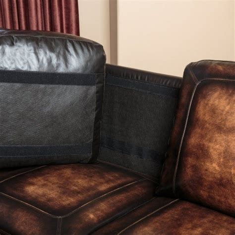 Abbyson Living Tannington Leather Sofa In Brown Sk 2308 Brn 3
