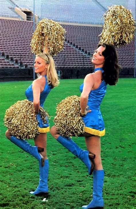 Cheryl Ladd And Jaclyn Smith Undercover As Cheerleaders In A 1978