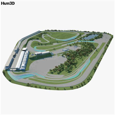 Interlagos Race Track 3d Model Architecture On Hum3d
