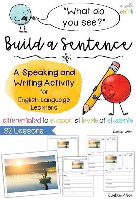 Build A Sentence A Speaking And Writing Activity For English Language
