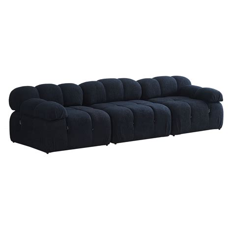 Cloud 3 Seater Sofa With Armrest Dark Blue Furniture Source Philippines