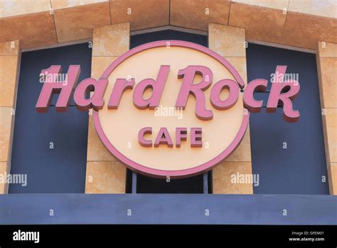 Hard Rock Cafe Logo An American Chain Of Theme Restaurant Founded In